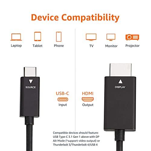 ベーシック USB-C-HDMIケーブルアダプタ プレミアムアルミニウム Thunderbolt 3対応 4K@60Hz 1.8m｜otogizakka｜06