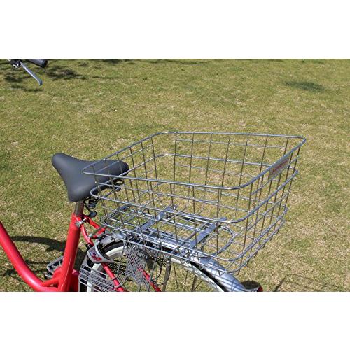 sentan(センタン工業) 自転車用後ろカゴ ステンレスカゴ 取付金具付 RB