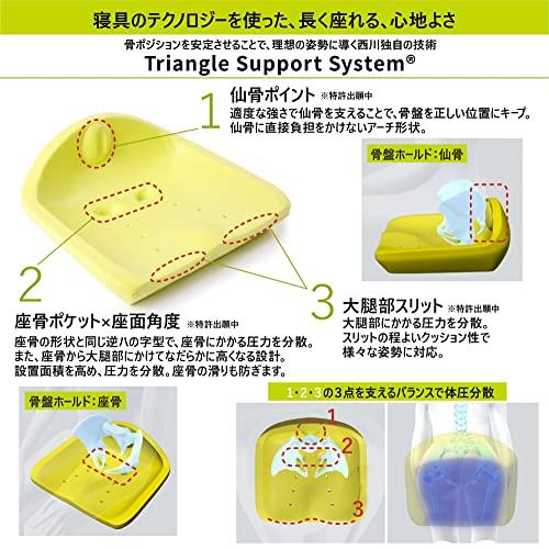 西川 (Nishikawa) 骨盤サポートクッション ポリエステル キープス 理想