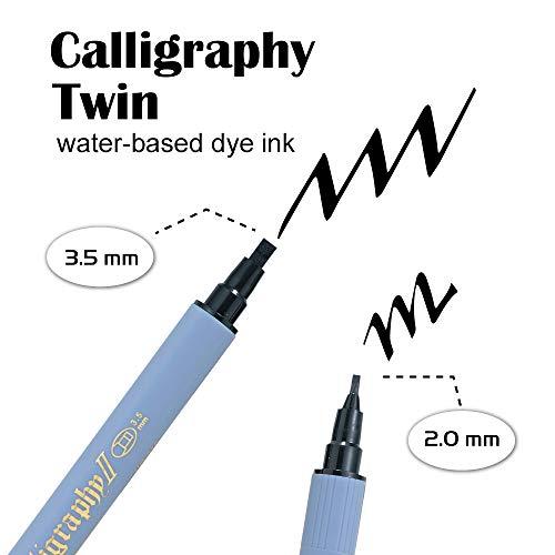 呉竹 水性ペン ZIG カリグラフィーII 6色 TC-3100/6V : 雑貨屋 