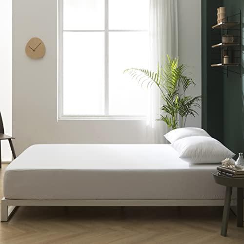 ZINUS スチールベッドフレーム シングル 18cm ホワイト ZINUS (ジヌス) スチール ベッドフレーム ヘッドなし 18cm