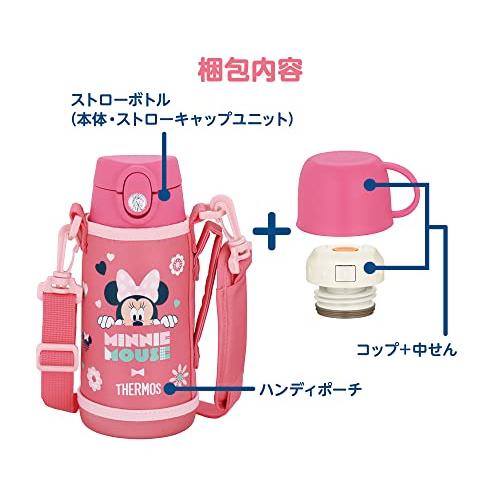 真空断熱2ウェイボトル 0.6L/0.64L ミニーFJO-601WFDS サーモス 水筒 真空断熱2ウェイボトル 0.6L/0.64L ミニー コーラル