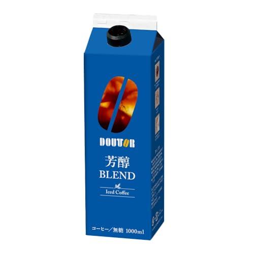 ドトールコーヒー アイスコーヒー芳醇ブレンド無糖 1000ml : 雑貨屋