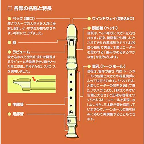 ヤマハ YAMAHA ABS樹脂製リコーダー ソプラノ ジャーマン式 YRS-37III