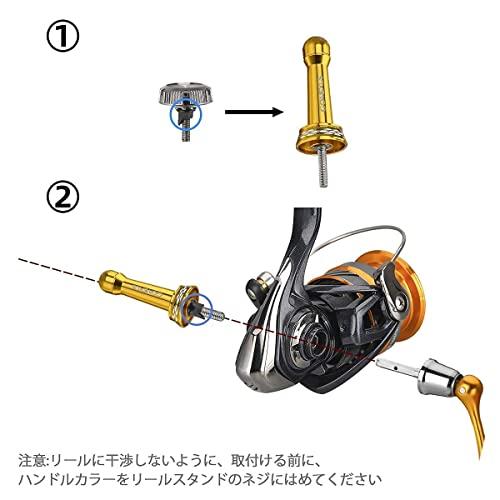 ゴメクサス 42mm リール スタンド ダイワ 共回り式 スピニングリール