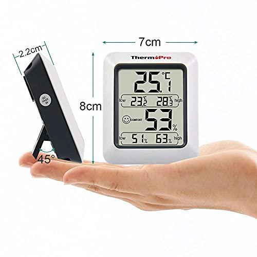 ThermoProサーモプロ 湿度計 デジタル温湿度計 室内温度計湿度計 顔マーク おしゃれ 最高最低温湿度表示 TP50｜otogizakka｜06