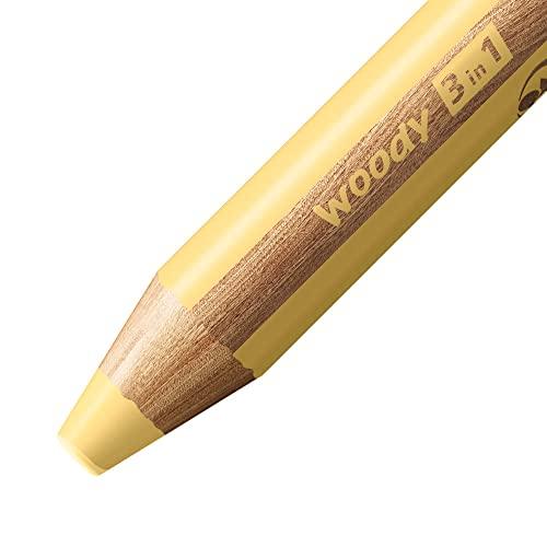 STABILO スタビロ 色鉛筆 ウッディー3in1 パステル入り 18色セット 880-18-4 Extra Large
