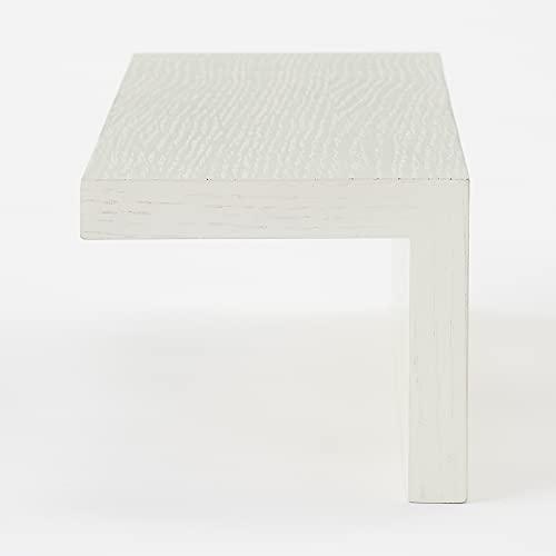 無印良品 壁に付けられる家具 棚 オーク材 ライトグレー 幅44×奥行12