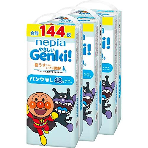 ネピアGENKI! 【パンツ Lサイズ】 アンパンマン おむつ ネピア