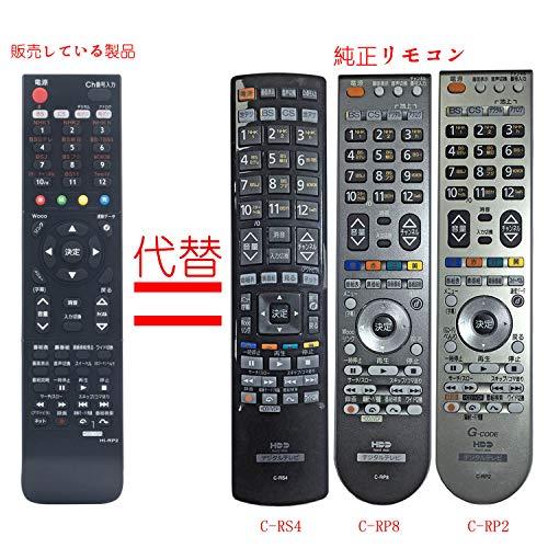 HITACHIテレビ用 かんたんリモコン C-RU1 20本セット PerFascin 代用リモコン Fits for 日立 HITACHI Wooo テレビ リモコン