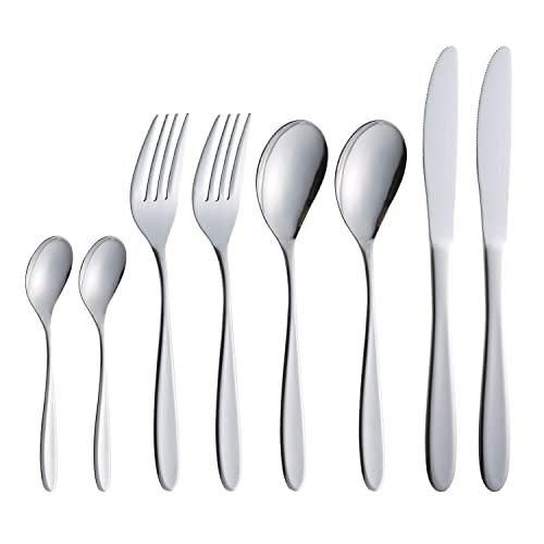 貝印 ステンレス ディナーカトラリー 4種8点セット 食洗器 対応 2人分