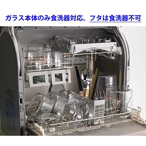 iwaki(イワキ) 耐熱ガラス 保存容器 グリーン 丸型 S 380ml ごはん 1膳 パック&レンジ KT7401-G｜otogizakka｜05