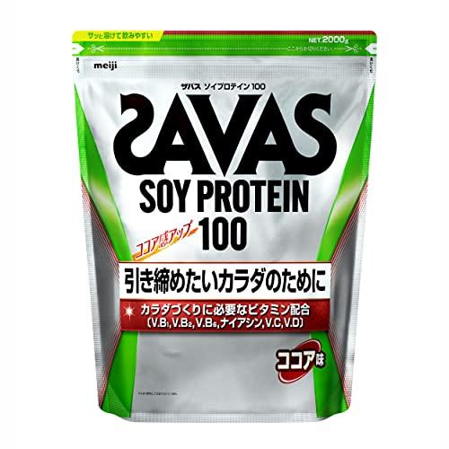 明治 ザバス(SAVAS) ソイプロテイン100 ココア味 2000g : 雑貨屋 