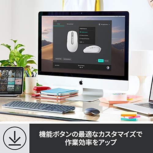 ロジクール MX ANYWHERE 3 ワイヤレス モバイルマウス MX1700GR Unifying Bluetooth 高速スクロールホイール_11