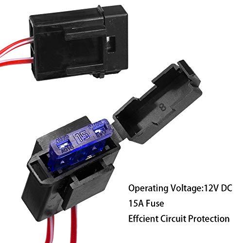 HUIQIAODS H8/H11/H16 LED対応 汎用 スイッチ付 後付フォグランプ用