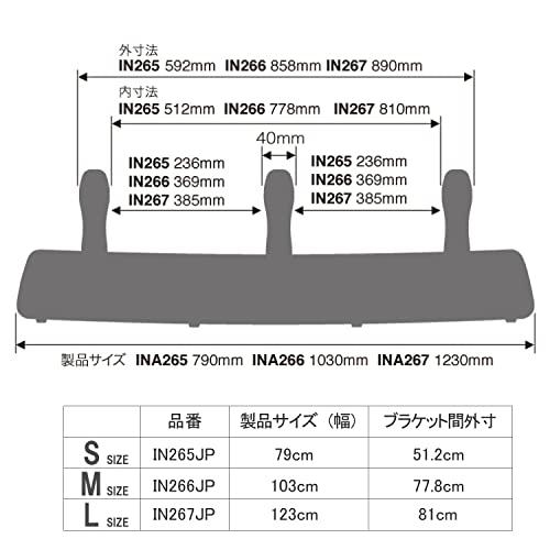 カーメイト フェアリング inno Mサイズ 1030mm IN266JP : 雑貨屋