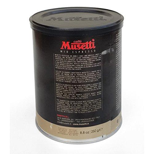 Musetti for De'Longhi (デロンギ) コーヒー豆 ゴールドキュベ MB250
