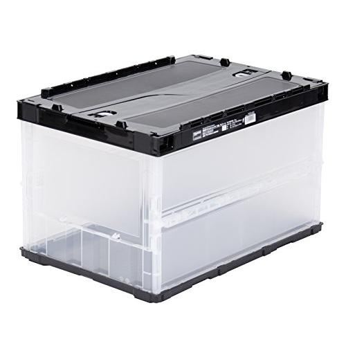 TRUSCO(トラスコ) 薄型折りたたみコンテナ モノトーンカラー 50L