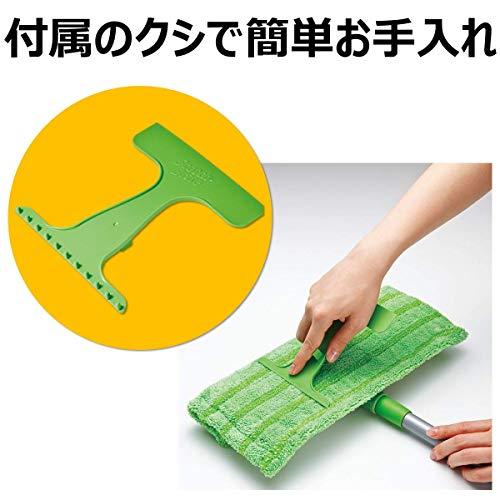 3M フロアモップ マイクロファイバー 折り返しクロスヘッド 伸縮式