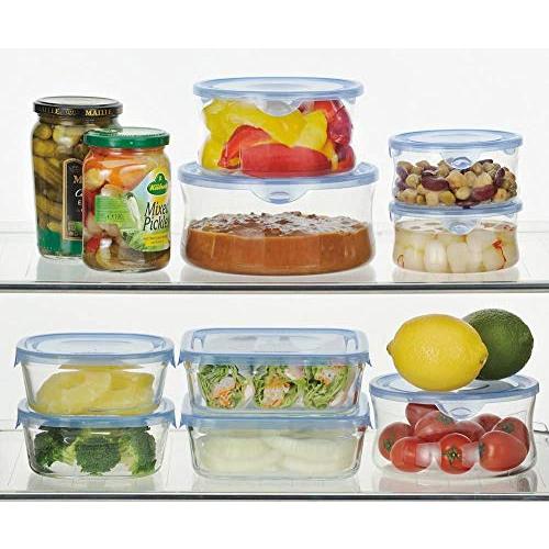 iwaki(イワキ) 耐熱ガラス 保存容器 アクアブルー 角型 S 450ml