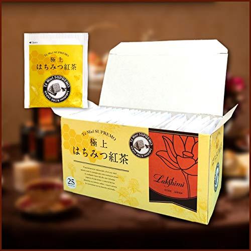 Lakshimi(ラクシュミー) 極上はちみつ紅茶 ティーバッグ25袋入り×4箱
