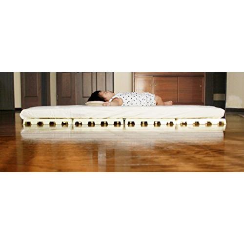 蝶プラ工業 すのこベッド エアースリープベビー イエロー 70×120cm 782627 0ヶ月~24ヶ月 樹脂製