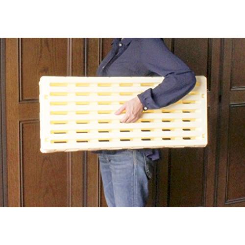 蝶プラ工業 すのこベッド エアースリープベビー イエロー 70×120cm 782627 0ヶ月~24ヶ月 樹脂製