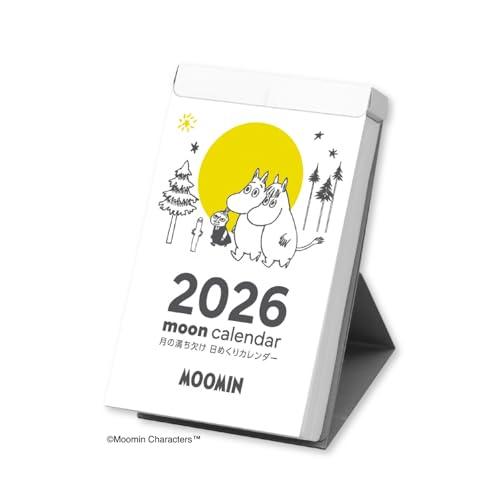 新日本カレンダー 2026年 カレンダー 日めくり ムーミン 月の満ち欠け