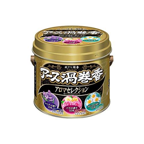 アース渦巻香 蚊取り線香 アロマセレクション [30巻缶入] : 雑貨屋