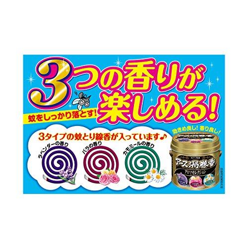 レトロアース渦巻 かとり線香 アース渦巻香 蚊取り線香 アロマセレクション [30巻缶入] : 雑貨屋