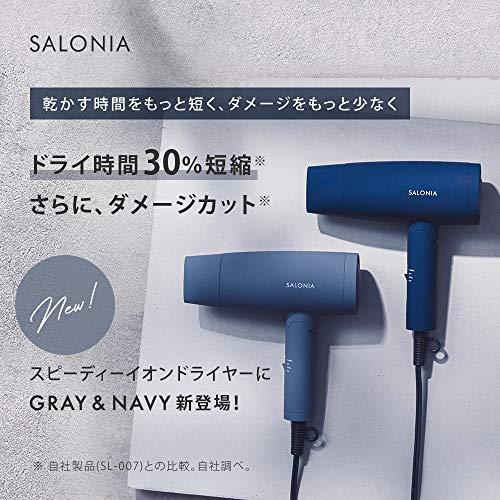 SALONIA サロニア スピーディーイオンドライヤー グレー ヘア