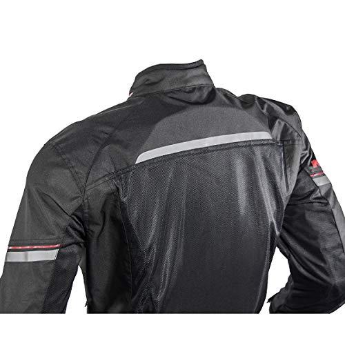 KOMINE バイク　メッシュジャケット WL ブラック/グレー コミネ ライディングレザーメッシュジャケット MJ-001 (バイク用