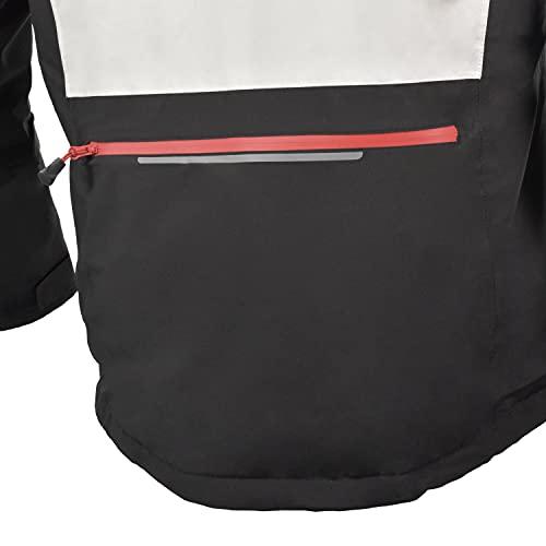 コミネ(KOMINE) バイク用 JK-620 ストレッチャブルポップアップWPオーバージャケット Light Grey/Black XL_3