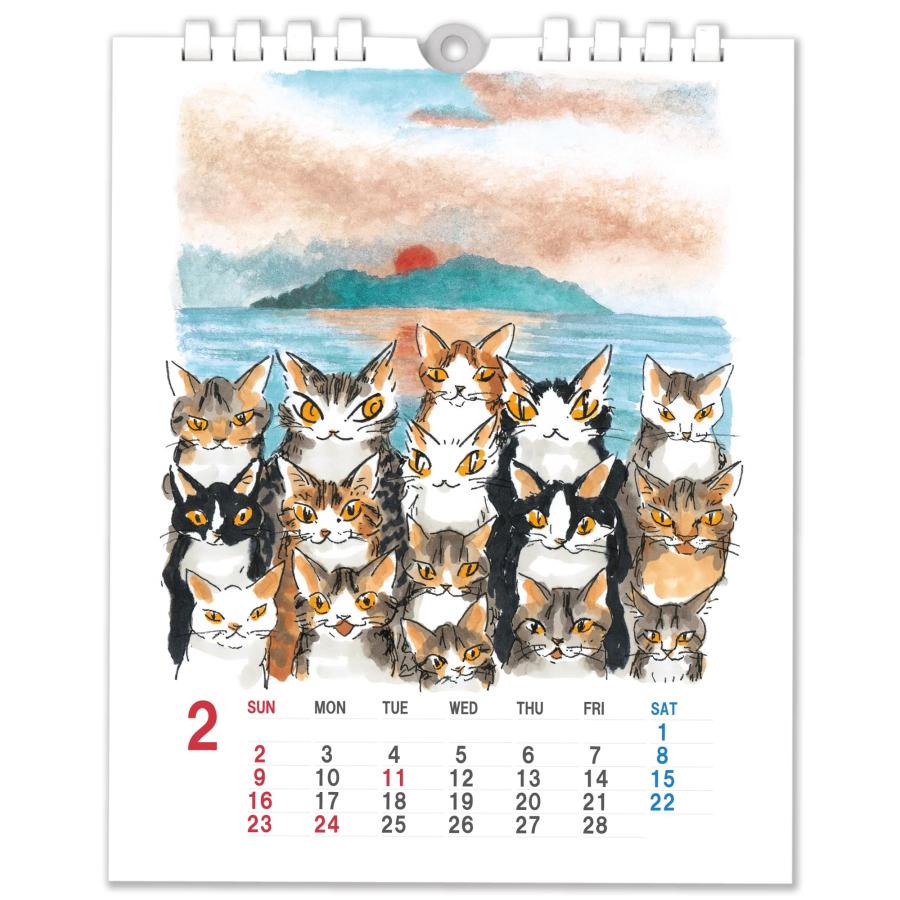 ダヤン 2025年 カレンダー 壁掛け 940726 : 雑貨屋MelloMellow - 通販