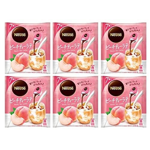 ネスレ ポーション ピーチティーラテ ピンク 7P ×6袋 : 雑貨屋