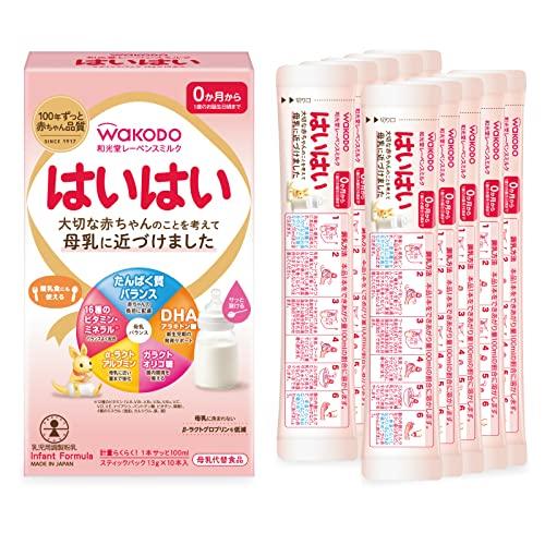 はぐくみ4缶　はいはいスティックパックセット　新品未開封 和光堂 レーベンスミルク はいはい スティックパック 13g×10本