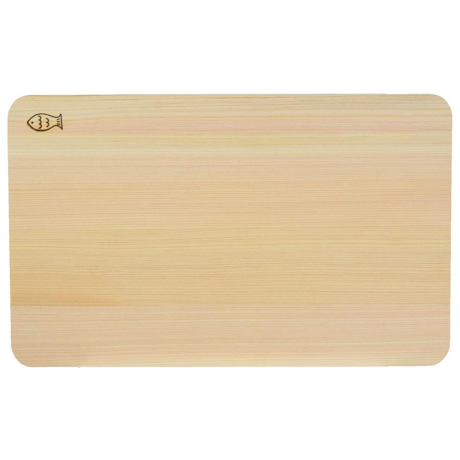 ウメザワ 木製まな板 ひのき 42×26×3cm 日本製 144058の画像