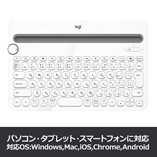 ロジクール ワイヤレスキーボード K480WH Bluetooth キーボード ワイヤレス 無線 Windows Mac iOS Android C｜otogizakka｜03