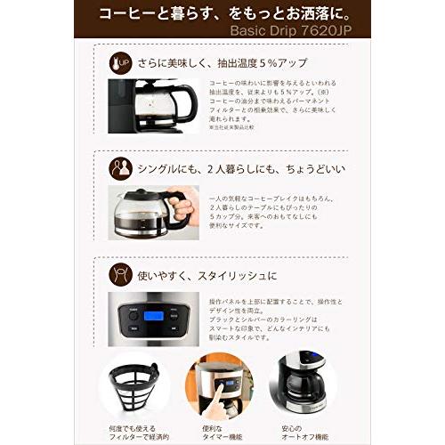 ラッセルホブス コーヒーメーカー 5杯 ペーパーフィルター不要