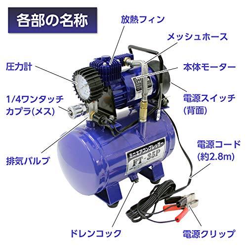 メルテック ミニエアーコンプレッサー(自動車/バイク/自転車) 最高圧力