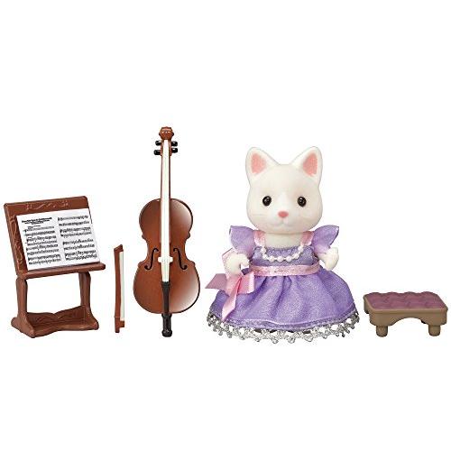 (未使用･未開封品)　シルバニアファミリー タウンシリーズ 街の音楽会セット-チェロ- TS-04 qdkdu57 シルバニアファミリー タウンシリーズ 街の音楽会セット-チェロ