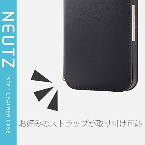 エレコム iPhone 12 / 12 Pro ケース Qi充電対応 ソフトレザー 磁石付 ブラック PM-A20BPLFY2BK｜otogizakka｜06