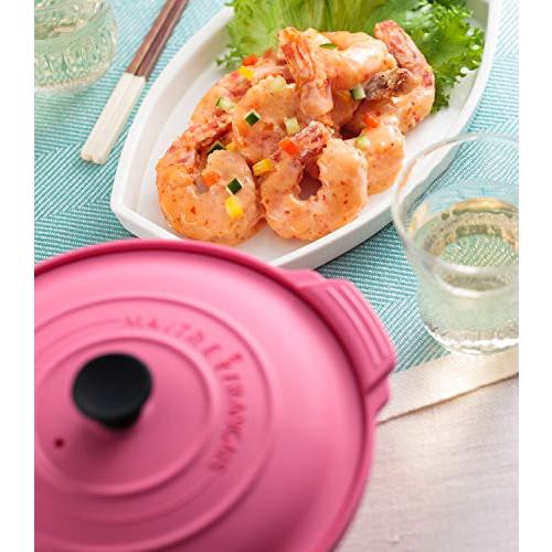 メトレフランセ Maitre Francais シリコン スチーマー 電子 レンジ L レッド ラウンド グラン 885-L/RD w17b8b5 メトレフランセ Maitre Francais シリコン スチーマー 電子