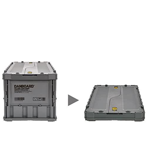 トラスコ中山 TRUSCO ダンボー 薄型折りたたみコンテナ 50L ロックフタ