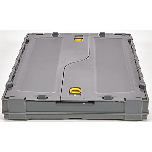 トラスコ中山 TRUSCO ダンボー 薄型折りたたみコンテナ 50L ロックフタ