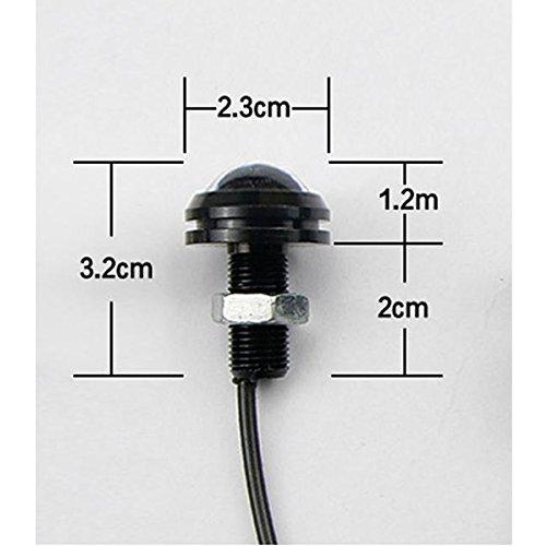 デイライト LED 防水 イーグルアイ 大玉 23mm 10個セット 12V