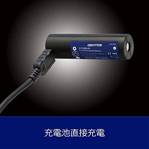 GENTOS(ジェントス) LED 懐中電灯 USB充電式 【明るさ300ルーメン/実用