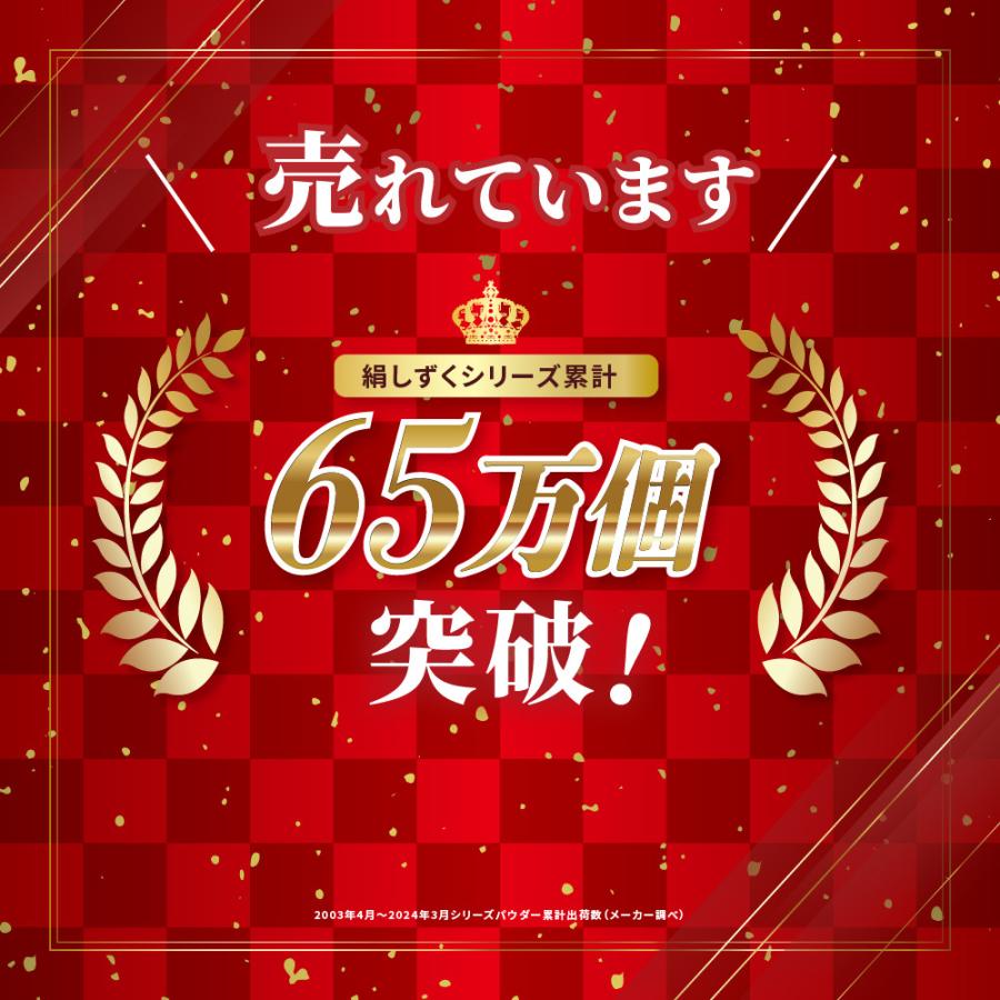 絹しずく 【公式】 シルク100 スキンケアパウダーII 10g フェイス