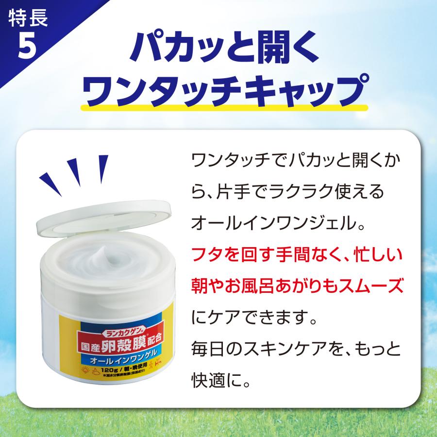 ランカクゲン 卵殻膜配合オールインワンゲル 120g ／ オールインワン