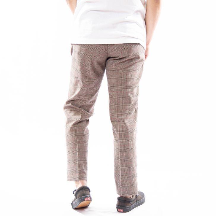 トラウザーパンツ メンズ スラックス チェック柄 ストレッチ テーパード グレンチェック チェックパンツ イージーパンツ お洒落 カジュアル 韓国系 ビジネス 19 オトカジ 通販 Yahoo ショッピング
